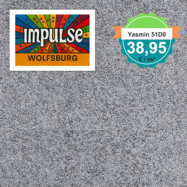 Vorwerk Yasmin 51D0 quarz Teppichboden – Draufsicht quadratisch